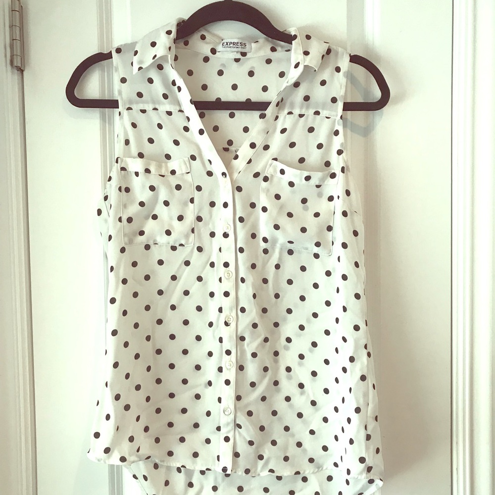 Express Polka Dot Portofino Shirt